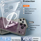 TOCOL for 18 Pro Max Case, Compatible with Magnetic, Clear