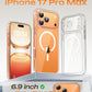 TOCOL for iPhone 17 Pro Max Case Clear, Upgraded Full Camera Protection, Compatible with Magsafe Charger, Magnetic Phone Case for iPhone 17 ProMax 6.9 inch, Anti-Yellowing (Clear)