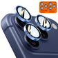 TOCOL Camera Lens Protector for iPhone 17 Pro Max/iPhone 17 Pro Tempered Glass HD Individual Scratch Resistant Camera Cover Accessories Case Friendly 2 Pack（Light Blue）