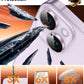 TOCOL Camera Lens Protector for iPhone 14 / iPhone 14 Plus Tempered Glass HD Individual Scratch Resistant Camera Cover Accessories Case Friendly 2 Pack（Light Purple）
