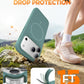 TOCOL Magnetic for iPhone 17 Pro Max Case Liquid Silicone, Midnight Green