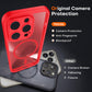 TOCOL for iPhone 15 Pro Case, Compatible with MagSafe, Red