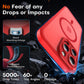 TOCOL for iPhone 13 Pro Max Case, Compatible with MagSafe, Red