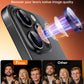 TOCOL for iPhone 15 Pro Max Camera Lens Protector/iPhone 15 Pro Camera Lens Protector Tempered Glass HD Individual Scratch Resistant Cover Accessories Case Friendly 2 Pack（Purple）