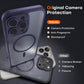 TOCOL Magnetic for iPhone 16 Pro Case 6.3-Inch, Fit for MagSafe, Upgraded [Full Camera Protection], [14FT Military Grade Drop Tested] Shockproof Translucent Matte Back Phone Cover (Midnight Purple)