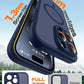 TOCOL for iPhone 15 Pro Max Case, Compatible with MagSafe, Dark Blue