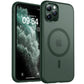 TOCOL For iPhone 11 Pro Case for Magsafe, Shockproof, Anti-Fingerprint, Scratch-Resistant, Translucent Back, Non-Slip, Matt, Magnetic Mobile Phone Case for iPhone 11 Pro, Alpine Green
