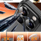TOCOL for 2 Pack iPhone 14 Pro Max Camera Lens Protector/iPhone 14 Pro Camera Lens Protector Tempered Glass HD Individual Scratch Resistant Cover Accessories Case Friendly（Black）