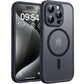 TOCOL for iPhone 15 Pro Max Case, Compatible with MagSafe, Black