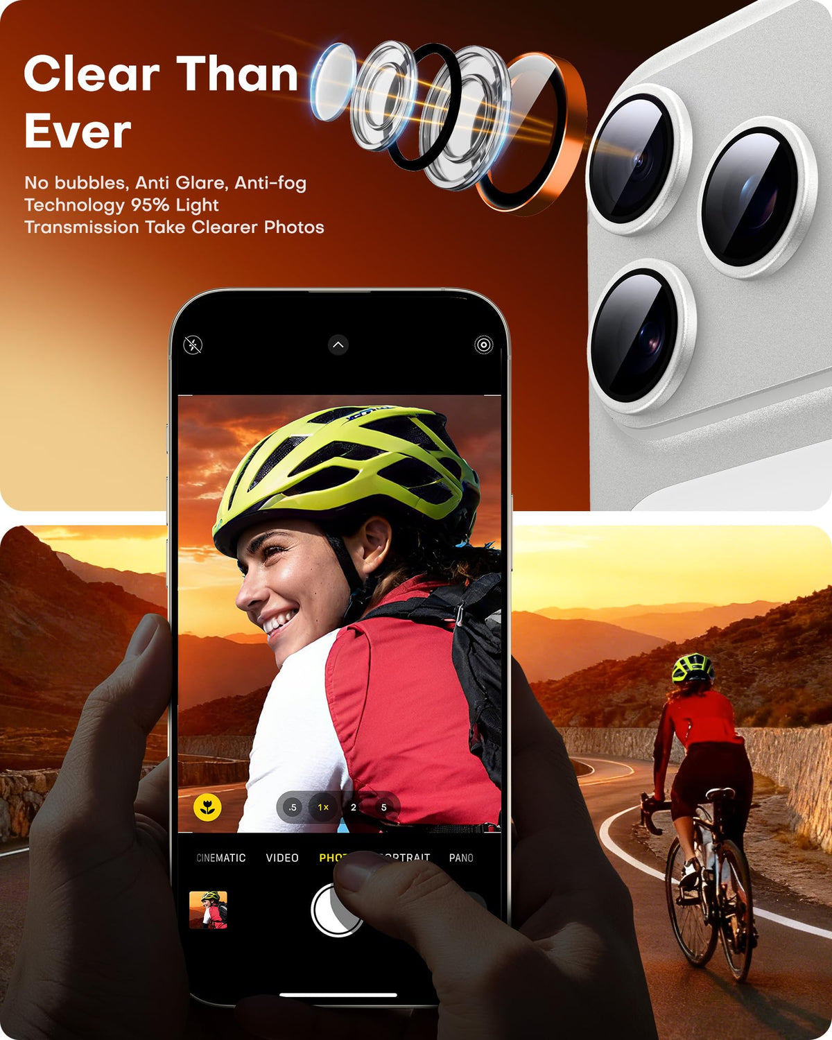TOCOL 2 Pack for iPhone 18 Pro Max / 18 Pro Camera Lens Protector