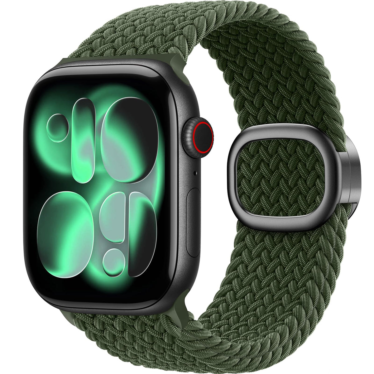 TOCOL Compatible with Apple Watch Bands for Women Men Braided Stretchy Band