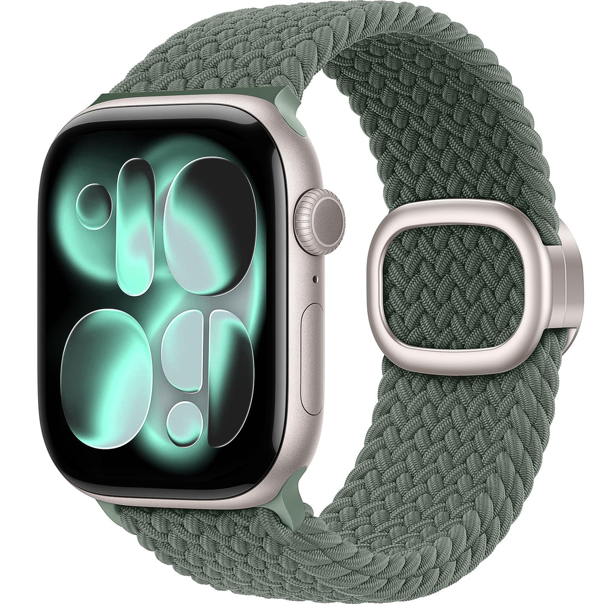 TOCOL Compatible with Apple Watch Bands for Women Men Braided Stretchy Band