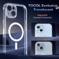 TOCOL Magnetic for iPhone 15 Plus Case Clear, Upgraded Full Camera Protection, Compatible with Magsafe, Drop Protection, Phone Cover for iPhone 15 Plus 6.7 inch (Clear)
