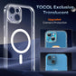TOCOL Clear Magnetic for iPhone 13 Case 6.1-Inch, Fit for MagSafe, Upgraded [Full Camera Protection], [Never Yellowing] Protective HD Hard Shockproof Slim Phone Cover (Clear)