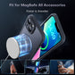 TOCOL for iPhone 13 Case, Compatible with Magsafe, Full Camera Protection, Built-in Magnetic Ring, Drop Protection, Translucent Matte Phone Case for iPhone 13 6.1 inch (Black)