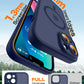 TOCOL Magnetic for iPhone 13 Case, Upgraded Full Camera Protection, Compatible with Magsafe, Drop Protection, Translucent Matte Back Bumper Phone Cover 6.1-Inch (Dark Blue)
