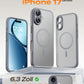 TOCOL Magnetic for iPhone 17 Case 6.3-Inch, Compatible with MagSafe, Full Camera Protection, Built-in Magnetic Ring, Drop Protection Shockproof Slim Translucent Matte Phone Cover