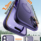 TOCOL Magnetic for iPhone 17 Case 6.3-Inch, Compatible with MagSafe, Full Camera Protection, Built-in Magnetic Ring, Drop Protection Shockproof Slim Translucent Matte Phone Cover