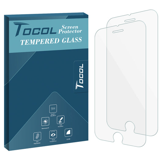 TOCOL iPhone 6/6s Screen ProtectorTempered Glass Film, 2-Pack